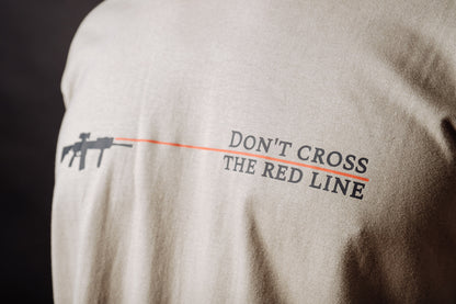 T-Shirt Essentiel - Don’t cross the red line