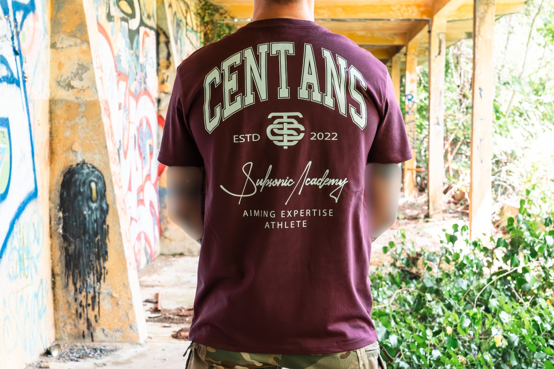 T-Shirt Oversize - Centans Academy Cerise Centans