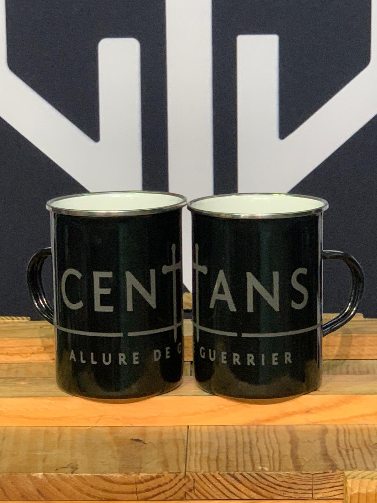 Mug métal vintage