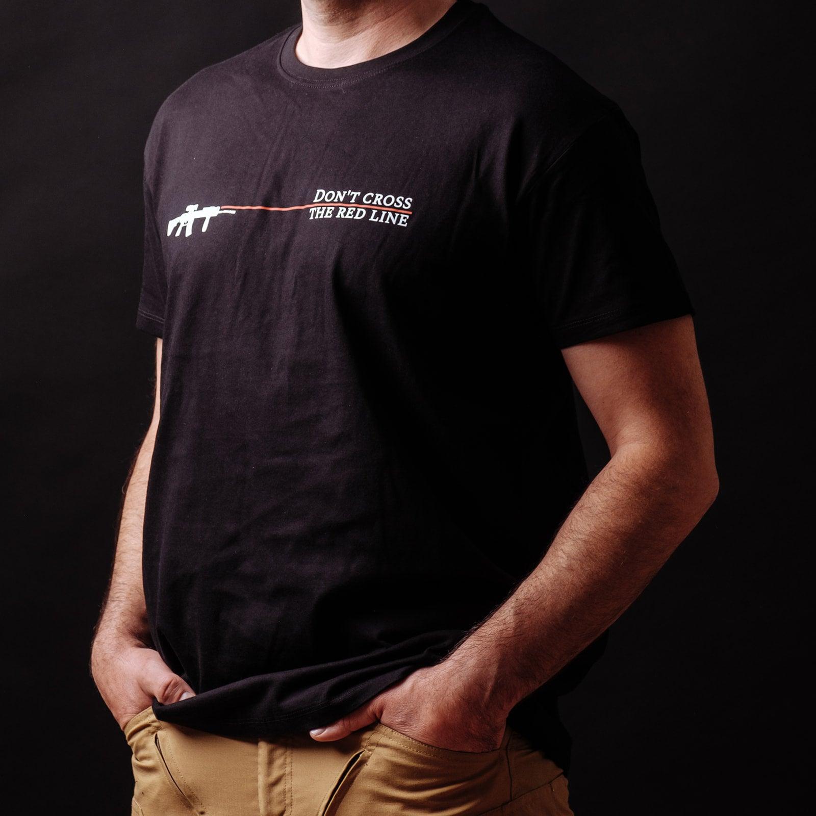 T-Shirt Essentiel - Don’t cross the red line XXL Centans