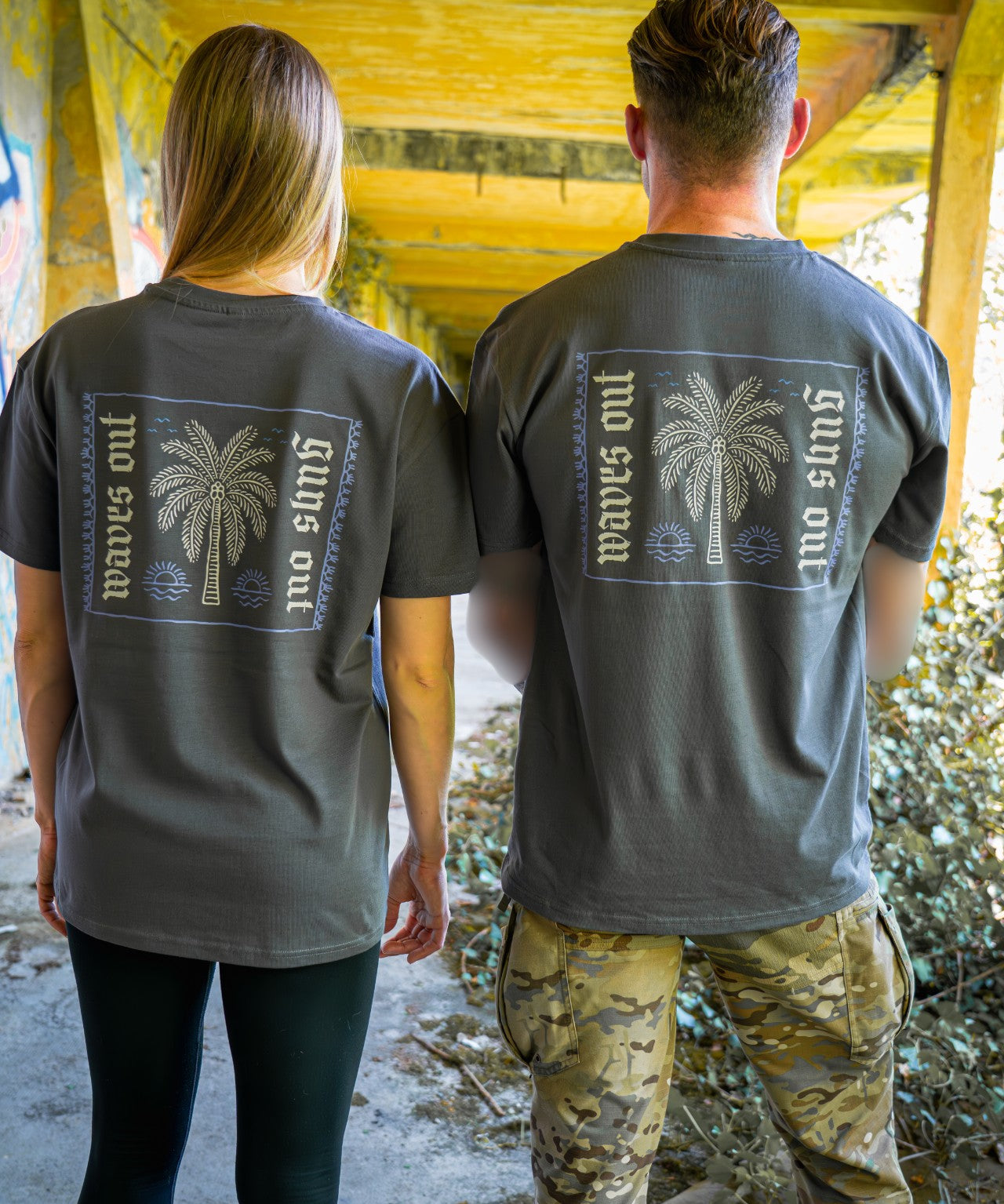 T-Shirt Oversize - Waves out Centans