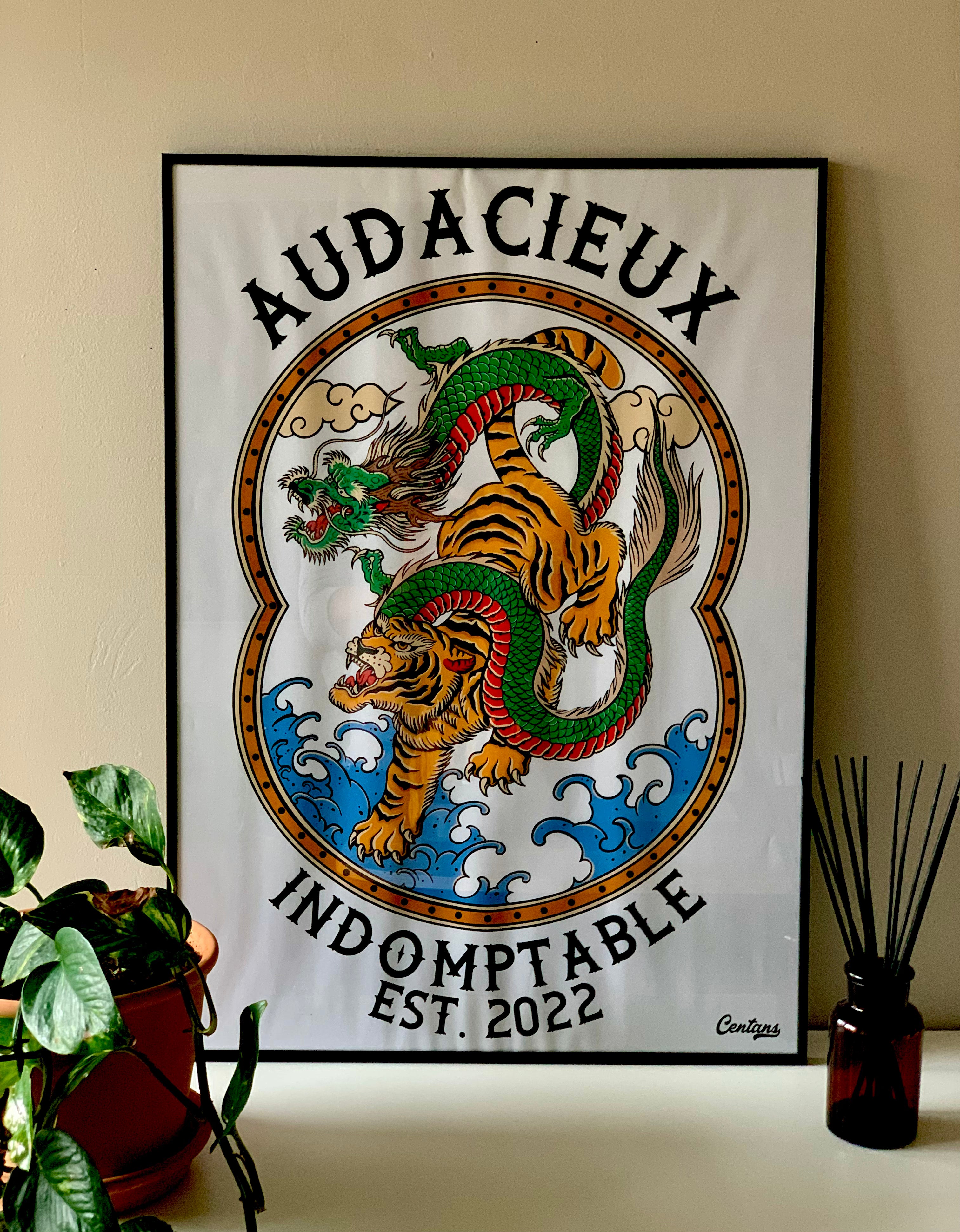 Poster - Audacieux et Indomptable Centans