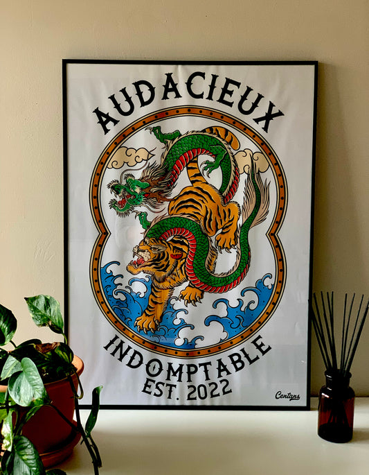 Poster - Audacieux et Indomptable