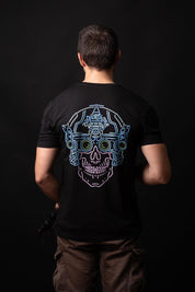 T-Shirt Opérateur - Neon Skull Centans