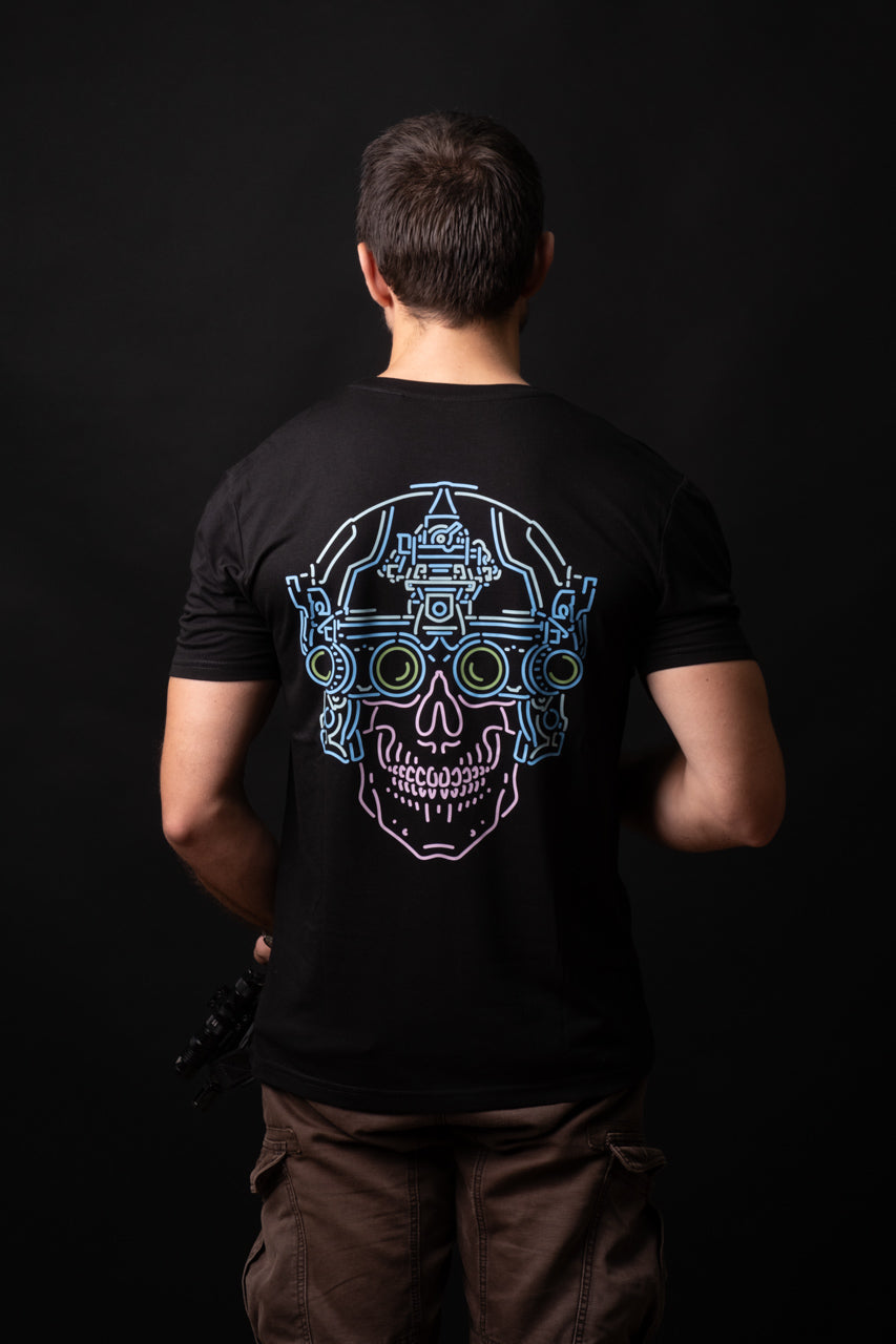 T-Shirt Opérateur - Neon Skull