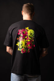 T-Shirt Oversize - FlowerSkull 3XL Centans