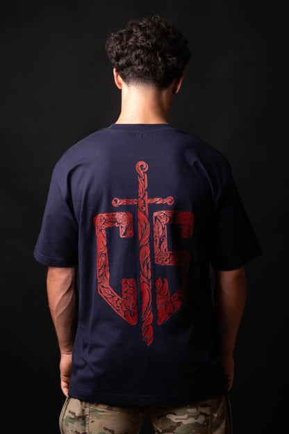 T-Shirt Oversize - Blason Enluminé