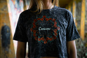Crop Top - Cercle de roses Centans