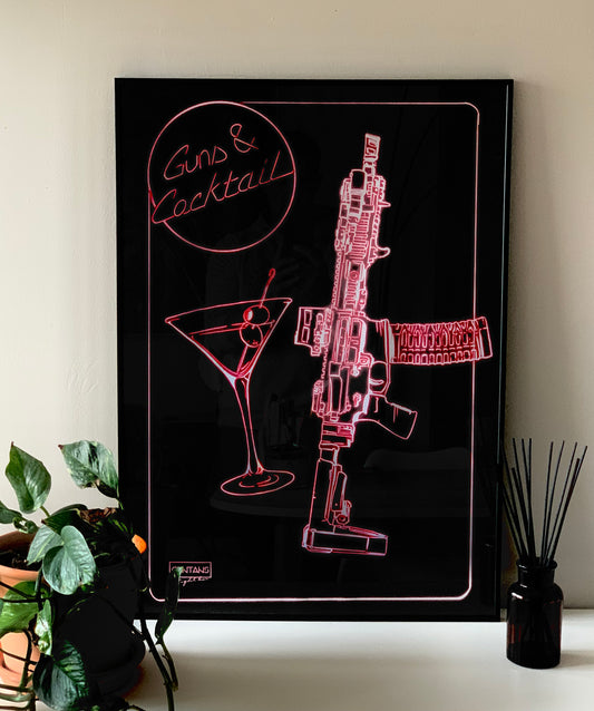 Poster - Guns And Cocktails