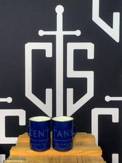 Mug métal vintage Centans