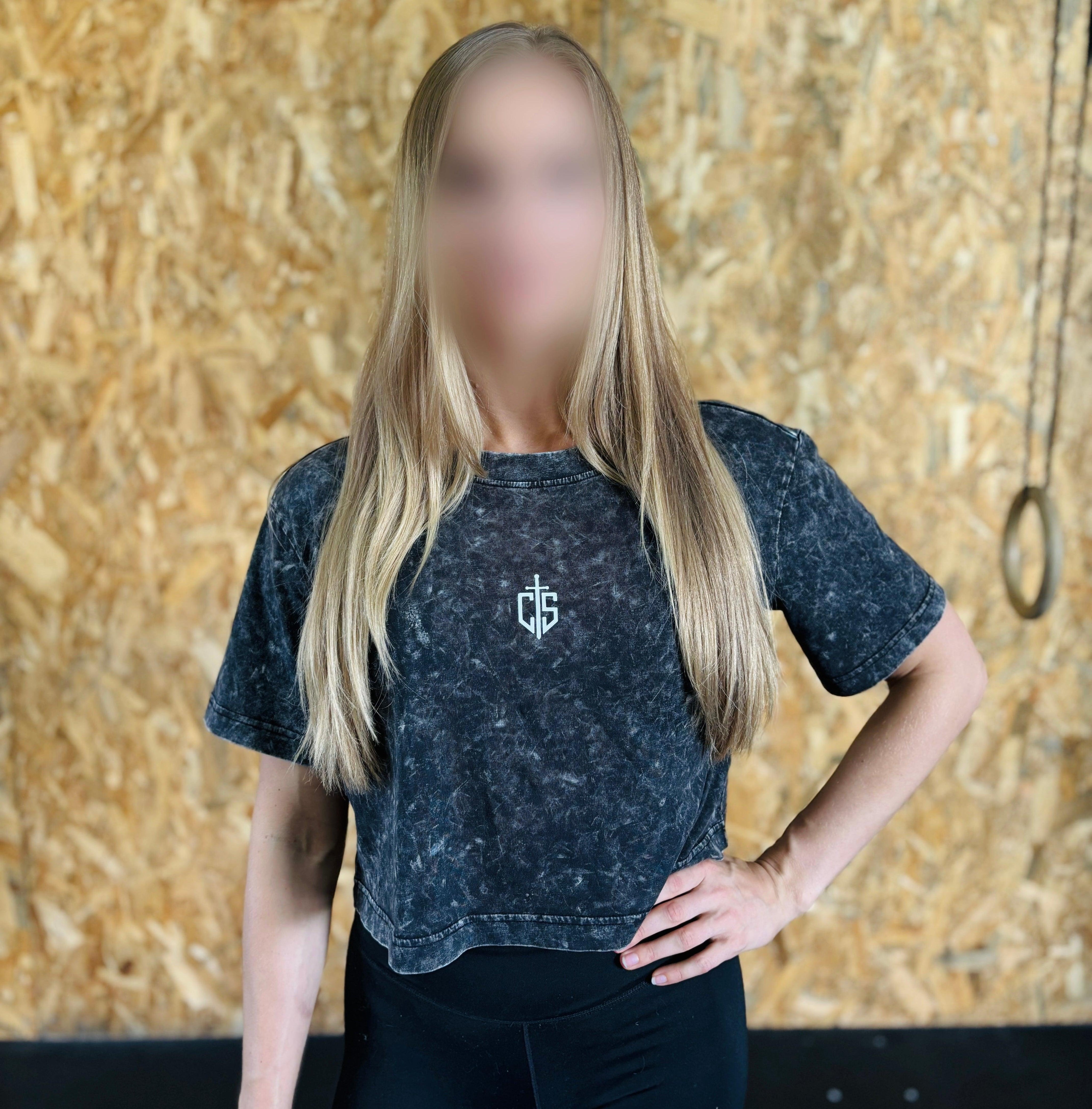 Crop Top - FlowerSkull Centans