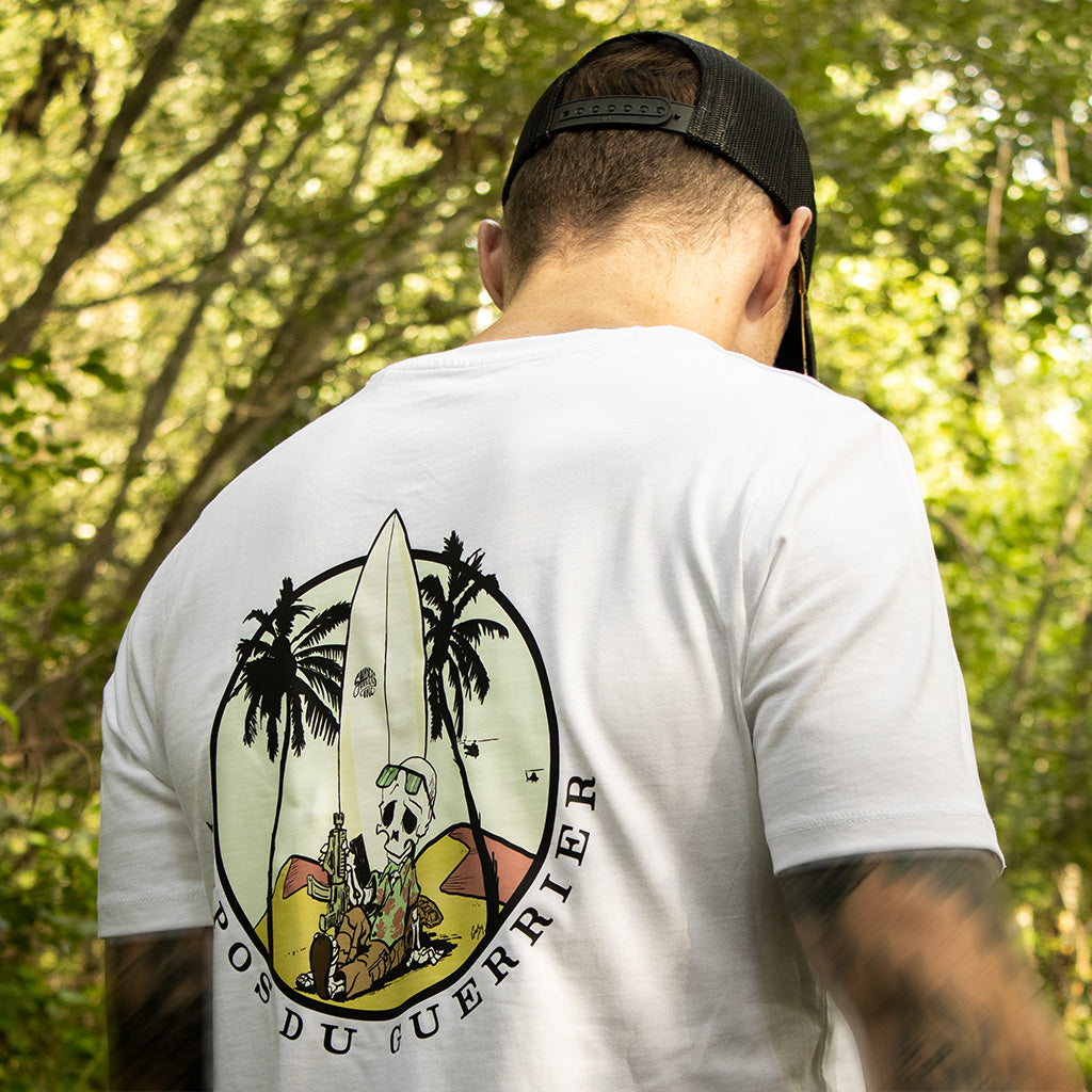 T-Shirt Opérateur - Repos du guerrier Blanc Centans