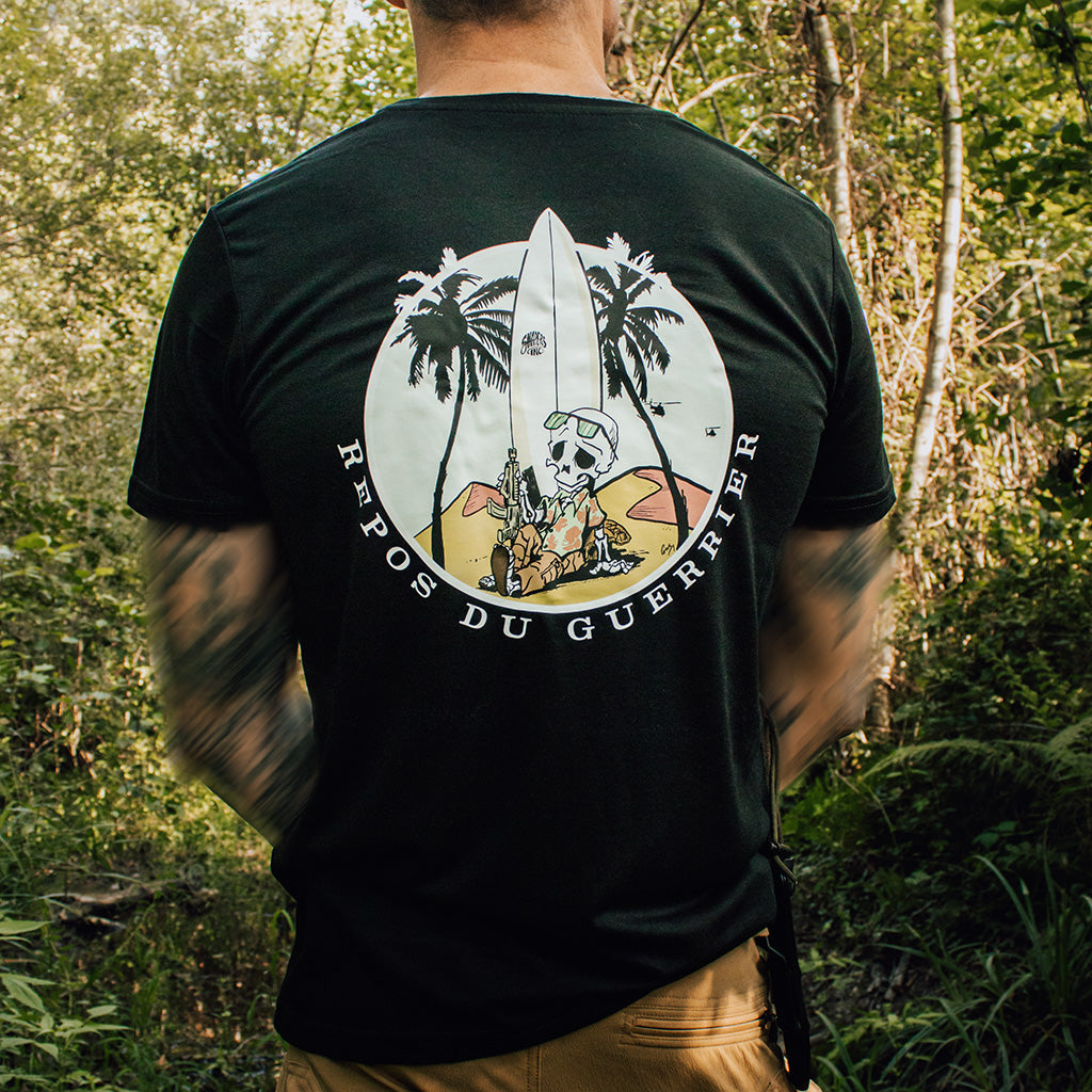 T-Shirt Opérateur - Repos du guerrier Noir Centans