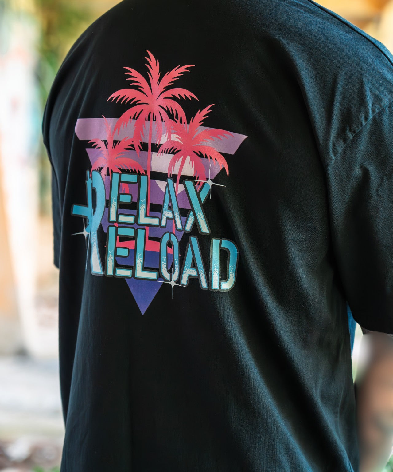 T-Shirt Oversize - Relax & Reload Centans