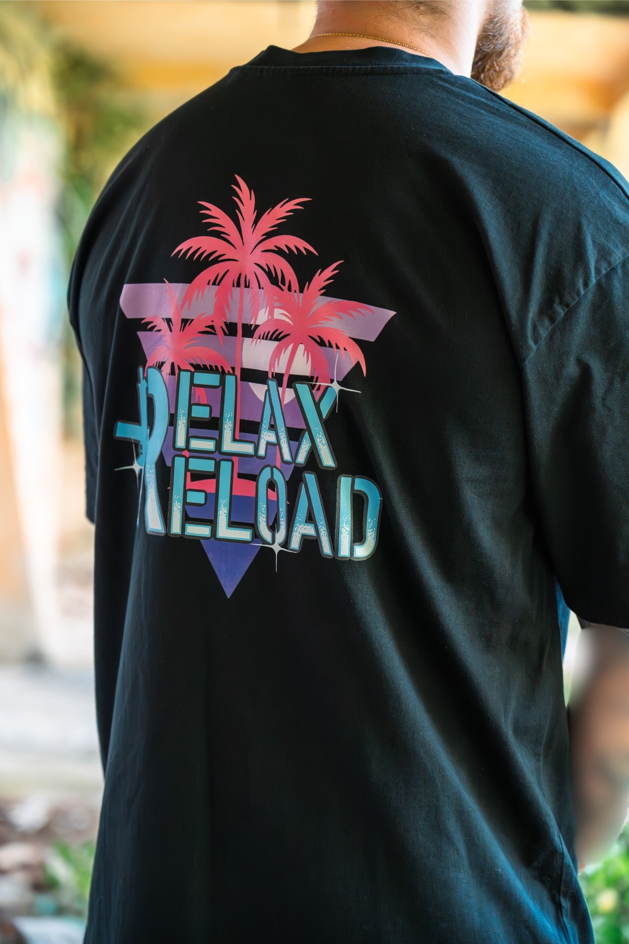 T-Shirt Oversize - Relax & Reload Centans