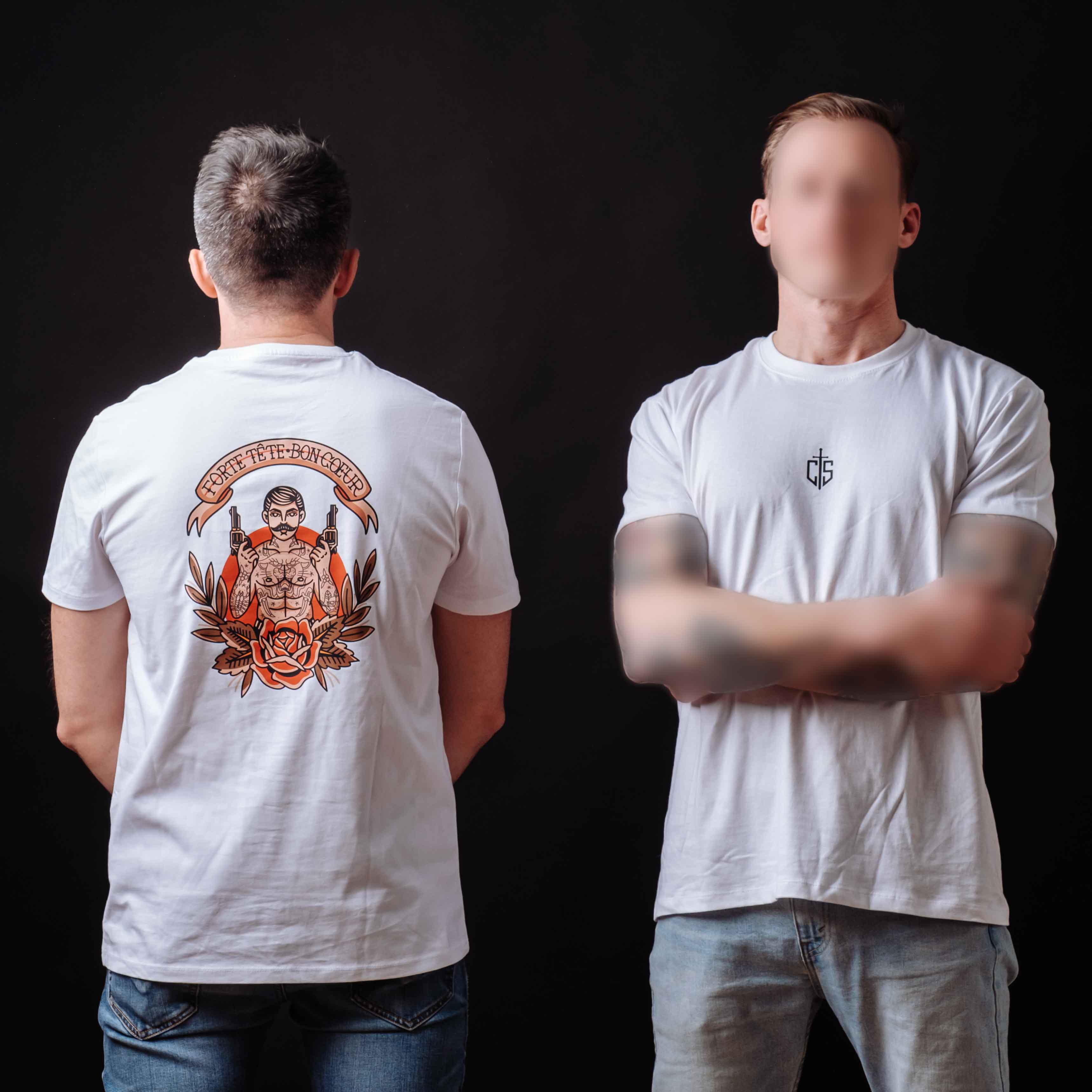 T-Shirt Opérateur - Forte Tête Blanc XXL Centans