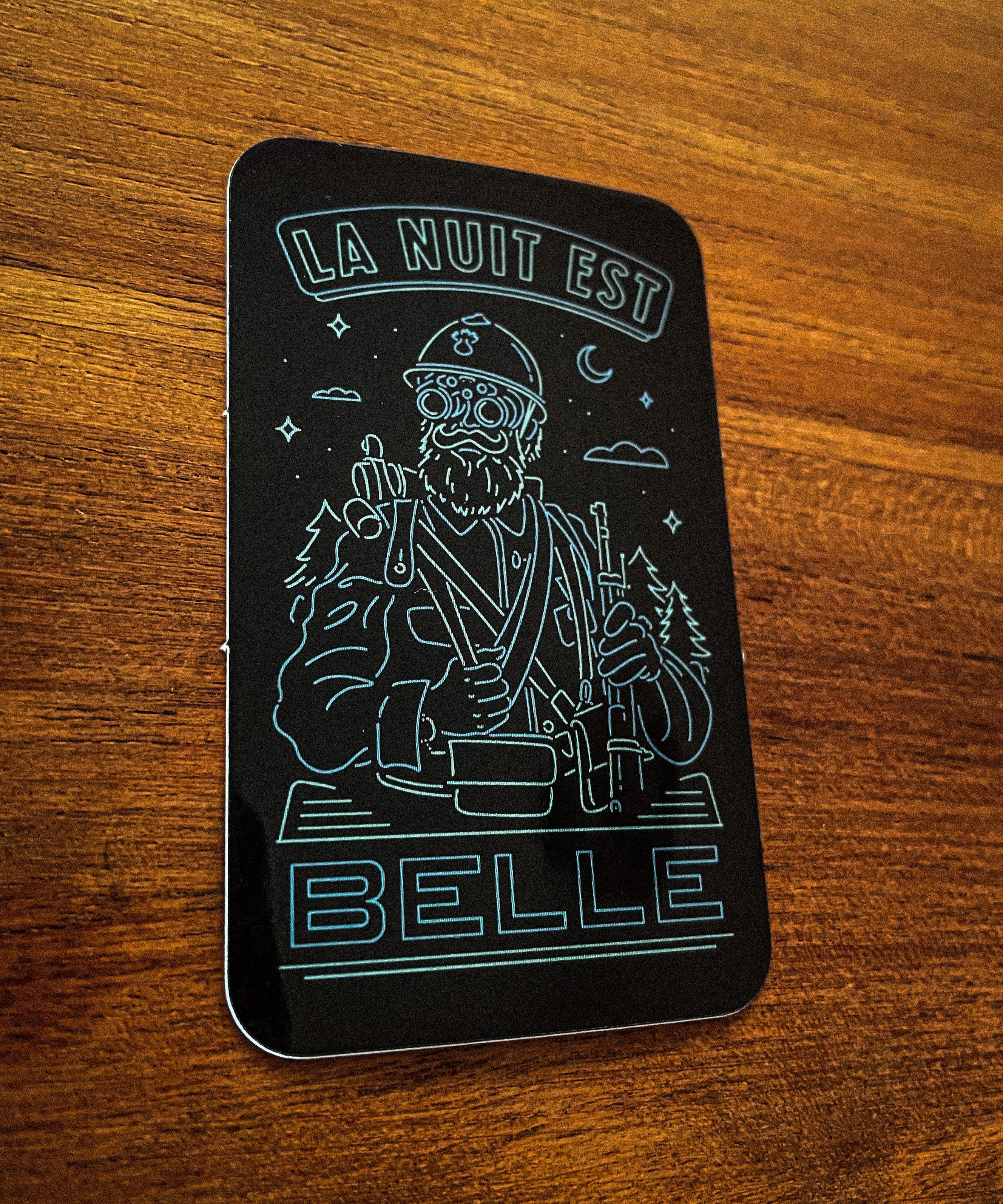 Sticker - La nuit est belle Centans
